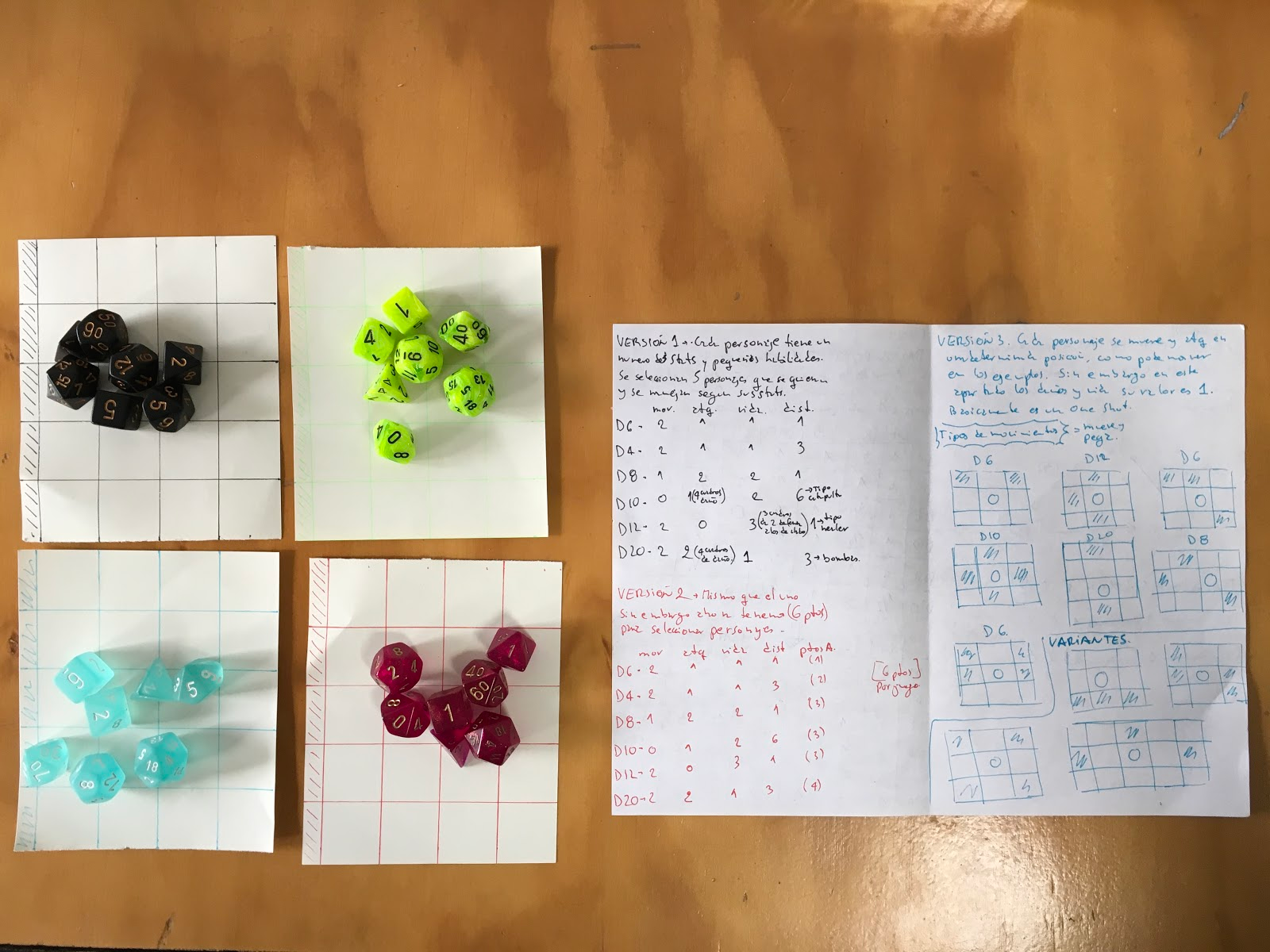 Tactico paper prototype